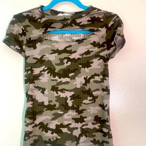 Camouflage eye candy slim with cut out